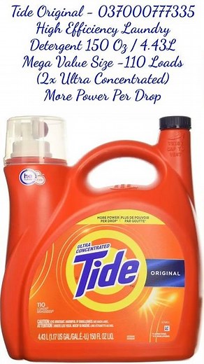 Tide Original High Efficiency Laundry Detergent