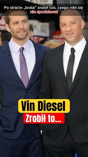 Vin Diesel zrobił TO…