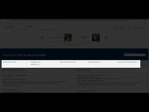 Gale Literature Database Tutorial- Absalom English II