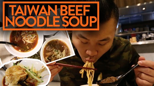 Beef noodle soup tasting tour in Taiwan