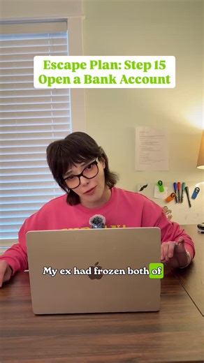 Dr. Ruth | That Was Abuse on Instagram: "Step 15: Open a Bank Account If your partner controls the money, one of the most powerful steps you can take is opening your own account. BUT you have to be careful. For many survivors, a traditional bank account isn’t possible due to: ❌ credit ruined by the abuser ❌ shared addresses ❌ mail that the abuser checks ❌ hard credit checks that send alerts So it’s important to find an account you can safely open. My ex had frozen my credit years earlier “for se