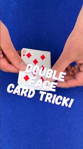 Double Face Card Trick! #magic #magictrick #magician #cardtrick #cardmagic #cardmagician #reels