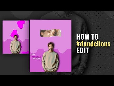 How to edit dandelions lyrics and animation video | Alight motion tutorial Malayalam