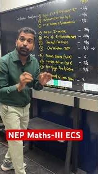NEP MATHS-III IMP TOPICS#mathematics #maths3 #engineering #math #mumbaiuniversityexamnews #education