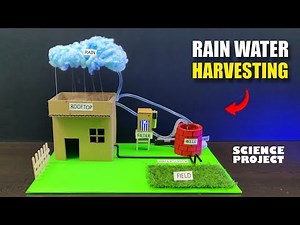 Rain Water Harvesting Working Model| Rain Water Harvesting Project #Water Harvesting #scienceproject