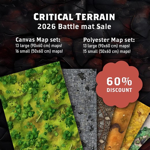 Huge D&D BATTLE MAT Bundle | 1 Inch Grid Combat Maps - Etsy