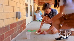 History comes to life for sixth graders at Thompson's Station Middle School! As part of their lesson on the Paleolithic Age, students experienced life as a hunter/gatherer by participating in a fun and challenging simulation. | Williamson County Schools