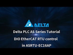 DIO EtherCAT RTU Control in AS-RTU EC16AP PLC Module