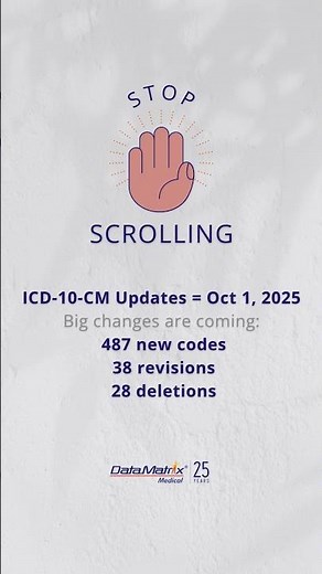 ICD-10-CM Updates Effective October 1, 2025
