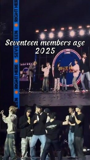 Seventeen members age 2025👀||#seventeen #kpop #hoshi #woozi #kpopidol #age #mingyu #kpopedit