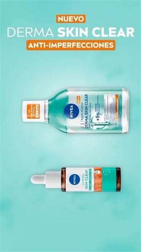 Nivea Venezuela on Instagram: "Transforma tu piel con la NUEVA Línea Derma Skin Clear de NIVEA. El Agua Micelar Derma Skin Clear contiene un 5% de Sérum con PHA, Ácido Salicílico y Niacinamida. Limpia profundamente, libera los poros y calma la piel con ingredientes suaves. El NUEVO Sérum Derma Skin Clear, con Ácido Hialurónico, Niacinamida y Pro-Vitamina B5, hidrata, ayuda a reducir imperfecciones y mejora la textura de la piel. Perfecto para una rutina diaria que mantiene tu rostro fresco, unif