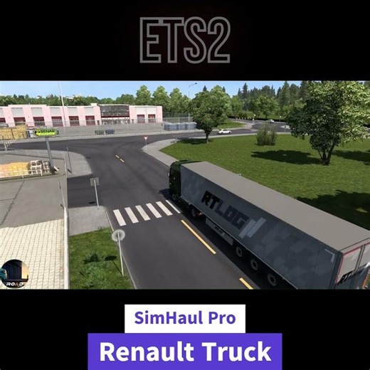 Renault Truck First Drive: Smooth & Powerful! 🔥 #shorts #ets2