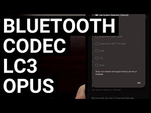 Android 13 QPR Beta 1 Adds Opus and LC3 Bluetooth Audio Codec Options