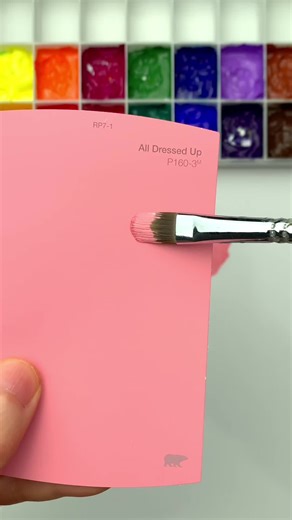 Challenge 100% Matching Peach Pink Color Mixing Match Challenge #ColorMixing #fyp #pink #peach #white