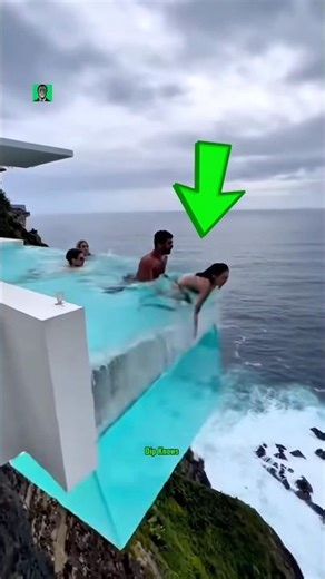 What if you fall from an Infinity Pool?😱