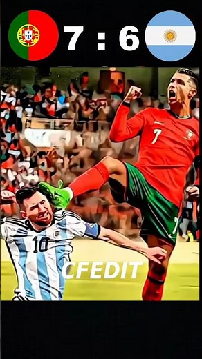 Portugal vs Argentina 😱 | This Match Is INSANE! 🔥