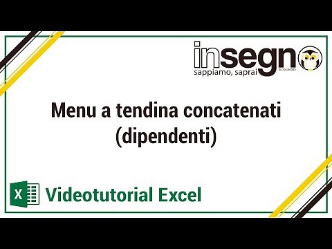 Excel Menu a tendina concatenati (dipendenti)