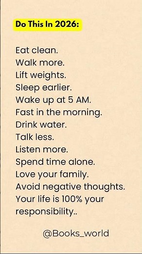 Do This in 2026 🔥 Transform Your Life in 30 Days | Powerful Daily Habits