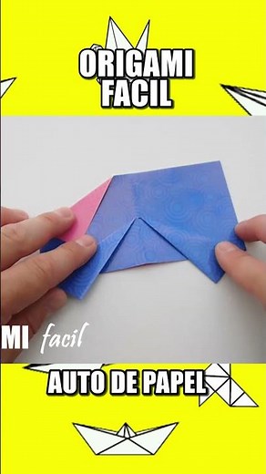 🚗 SORPRENDE A TUS AMIGOS con ESTE AUTO de PAPEL | ORIGAMI facil