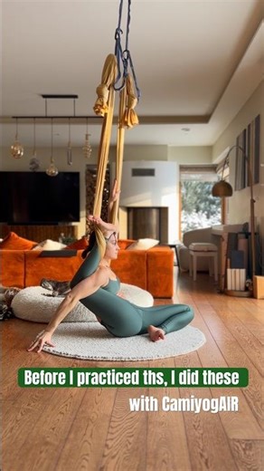 Hip Opener💚#aerialyoga #hipopener #aerialsilks #flexibilitytraining #flexibility #aerial #yoga