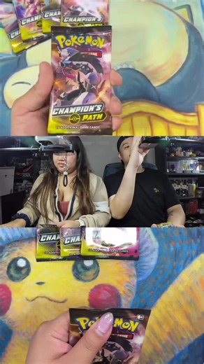 Unboxing Charizard VMAX from Champions Path ETB