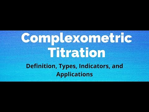 Lecture (8) Analytical 1 (Complexation titrations '' Complexometry'')