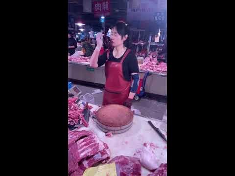 Raw Livestream from a Pork Stall | Skilled Hands, Sharp Knife, Steady Workflow