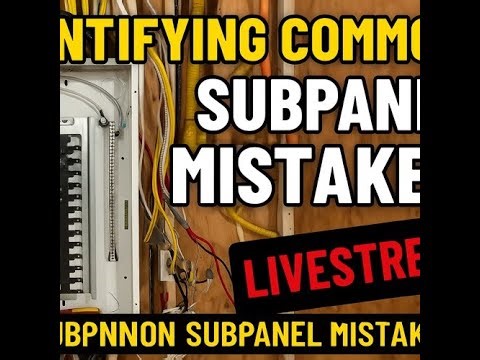 Sub Panels Explained PROPERLY — Ground vs Neutral, Bonding Screw & Wire Size (LIVE Training)