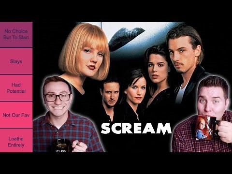 TIER RANKING SCREAM (1996) CHARACTERS | THE MOST ICONIC HORROR CHARACTERS OF ALL TIME?
