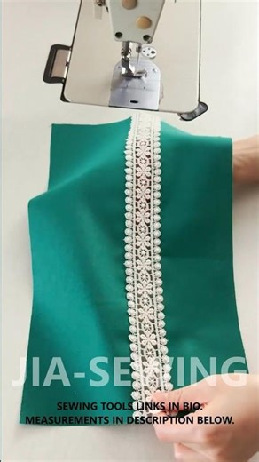 Lace on Fabric Sewing💡✨ | DIY | Quick Sewing Tips No.123