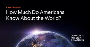U.S. Adults’ Knowledge About the World