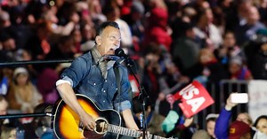 Springsteen performs