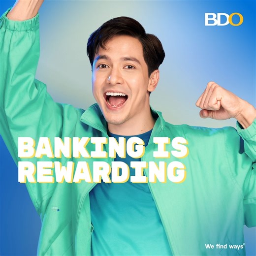 Who says you can't treat yourself if you're budget-conscious? With BDO Rewards, you can save your money and still go shopping—for FREE! Starting at a P50K monthly average daily balance, every P10K you keep in your account earns you 1 Rewards Peso Point which you can use to shop for free at SM Retail and partner stores. ​ Activate your Rewards membership online through the BDO Pay app to get started with Peso Points earning, free shopping, and other exciting perks! For more information, visit www