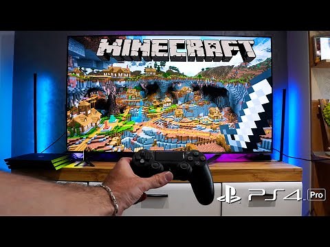 Is MINECRAFT Still Good on PS4 Pro? | 1080P 4K HDR POV Gameplay |