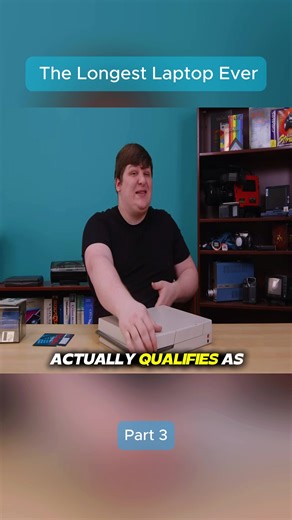 The Longest Laptop Ever Part 3 #fyp ##retrotech #retropc #vintagecomputer #laptop