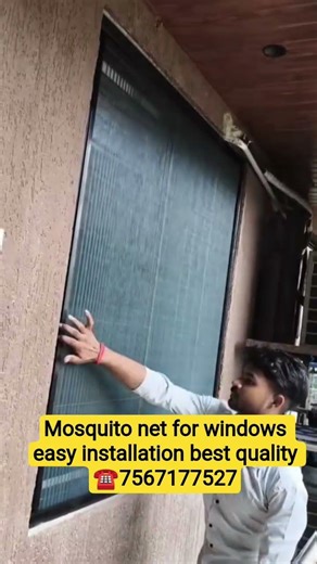 mosquito net for windows easy installation Raw material available #invisible #wireworks