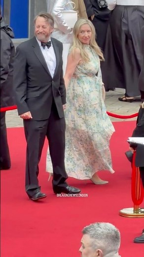 DAVID MITCHELL AND WIFE VICTORIA CORREN MITCHELL ARRIVE AT TV BAFTAS IN LONDON!