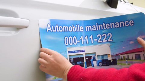 Custom Full Color Magnetic Car Signs for Vehicles – Personalized Bumper Stickers, Magnetic Decals, Multiple Size Options, Custom Car Magnets for Business & Fun Designs (Regular)