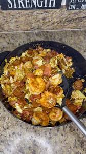 Fried Cabbage with Shrimp, Sausage & Bacon #shrimp #friedcabbage #cajunfood #easyrecipes #skilletmeals #southerncooking | Recipes With Scotty