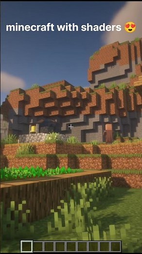 minecraft shaders vs no shaders, 😍#minecraft