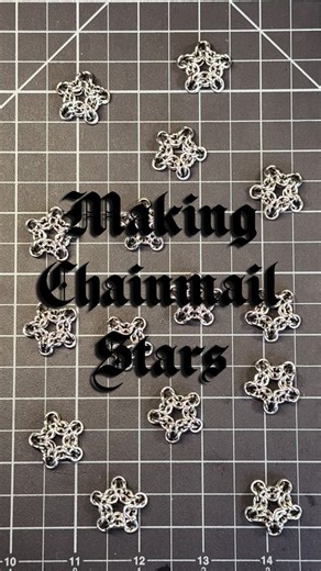 Fifi on Instagram: "Chainmail star tutorial ⭐️ aka Byzantine star Lmk if you try this!! . #chainmail #chainmailtutorial"