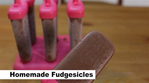 How to make fudgesicles | Easy homemade fudge pops recipe | Short version