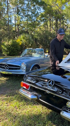 168K views · 13K reactions | What a magic black (040) definitely the kind of classic you’d take out for dinner, not just a spin. Make a great weekend  @uniquecarsofpalmbeach #classicmercedesbenz | Unique Cars of Palm Beach | Facebook