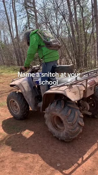 Adventurous ATV Stunts in the Woods