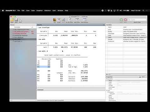 Stata: Summary Statistics
