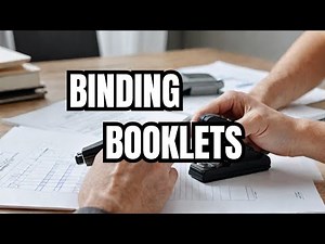 How To Bind Short Booklets (The Easy Way!)