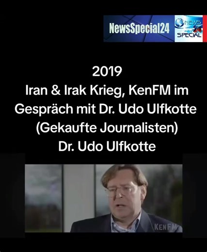 #iran & #Irak Krieg, KenFM im Gespräch mit Dr. Udo #Ulfkotte (Gekaufte Journalisten) Dr. Udo Ulfkotte #Giftgas #deutschland Quelle: https://www.tiktok.com/@fraumohnfeldhummel/video/7516440148007996694?_r=1&_t=ZN-8xG1HMXyvbC | Deutsch Türkische Neuigkeiten