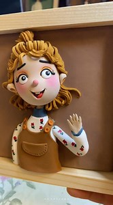 Clay Cutie Saying Hello 👋 Ultralight Clay Tutorial 🌸 | DEEPFLAME