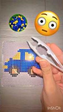 I didn’t knew Fuse Beads were so Fun!! 😍😍❤️ Until i tried it!! #perlerbeads #art #shorts