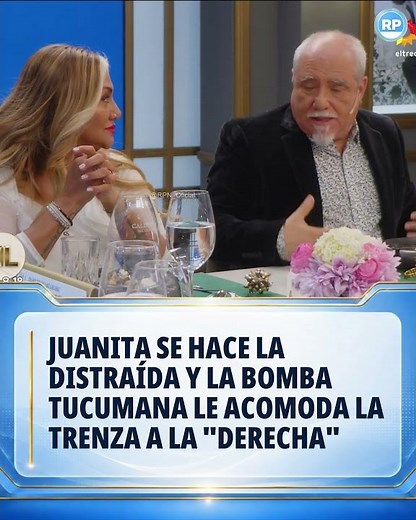 JUANITA SE HACE LA DISTRAÍDA Y LA BOMBA TUCUMANA LE ACOMODA LA TRENZA A LA "DERECHA" (Parte 1/2)